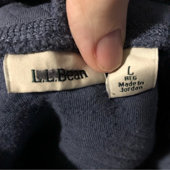 Ll Bean ladies quilted turtleneck sweater size large - Picture 5 of 6